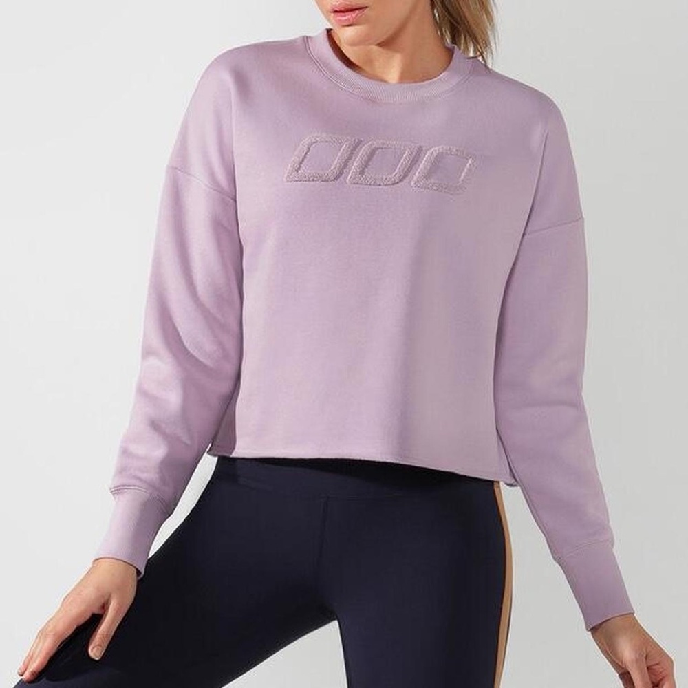 Lavender Women's Cropped Sweatshirt